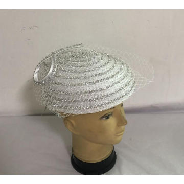 Женские атласные модные шляпы-коробочки Robbon